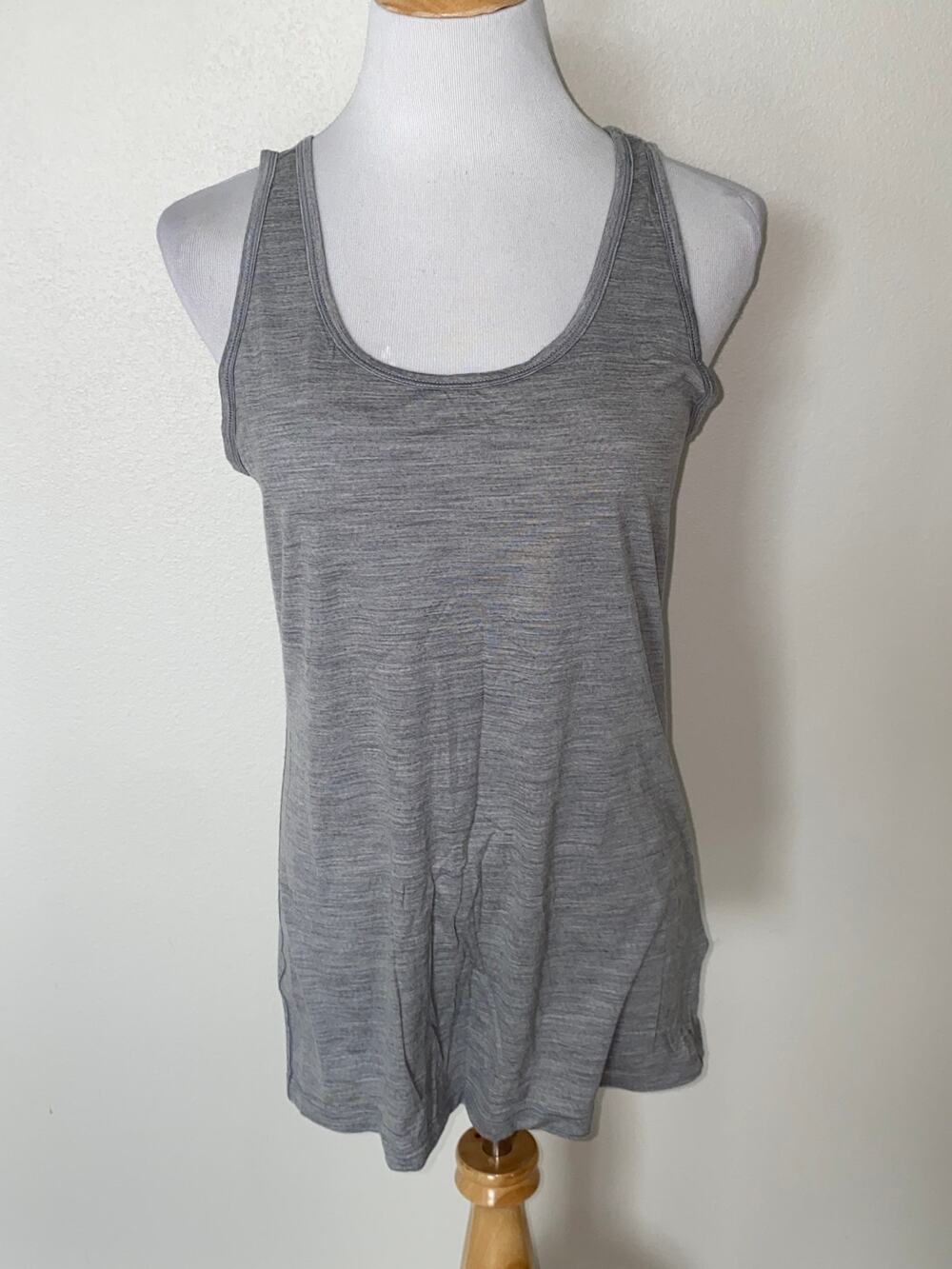 Smartwool Women's Heather Gray Merino Scoop Neck Tank